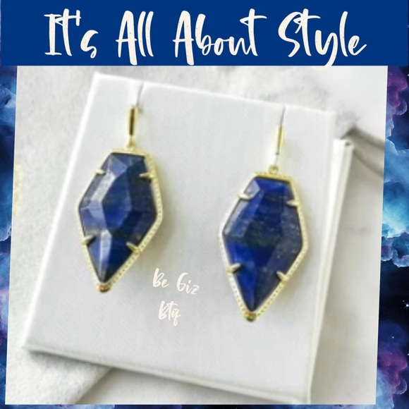 Authentic Kendra Scott Blue Earrings At Awesome Prices To Buy Now and Save - Picture 7 of 7